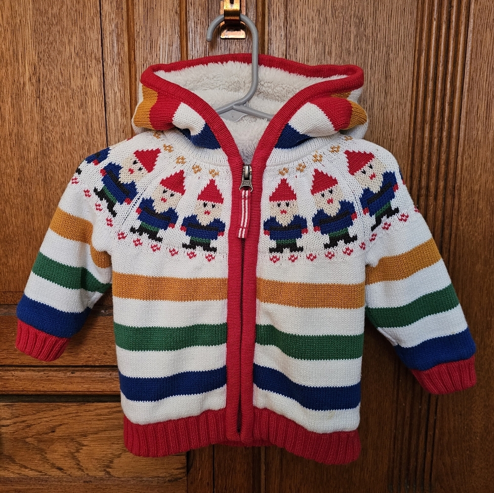 Hanna Andersson Multicolor Gnome Sweater